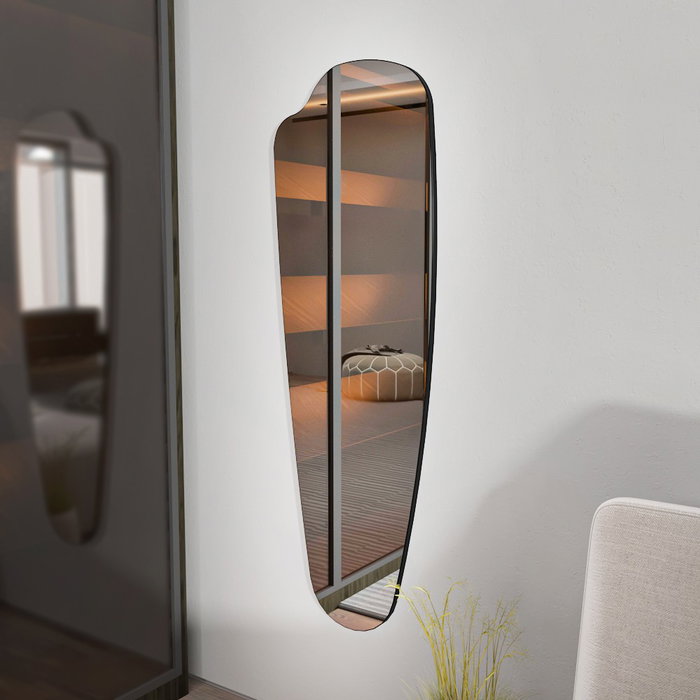 Hanah Home Espejo Cheval Transparente MDF 40x120 cm